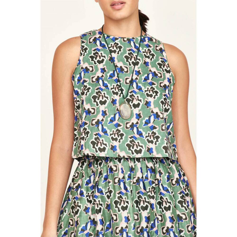 NEW MIRTH santanyi top in mint orchid
